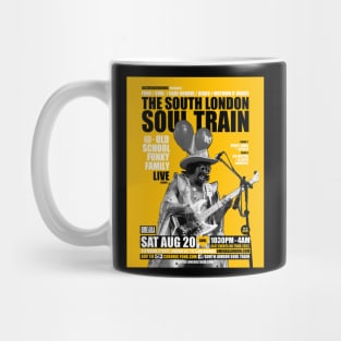 POSTER - THE SOUTH LONDON - SOUL TRAIN - OLD SCHOLL FUNKY FAMILY Mug